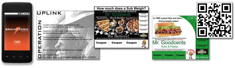 Print, web, QR codes and mobile projects